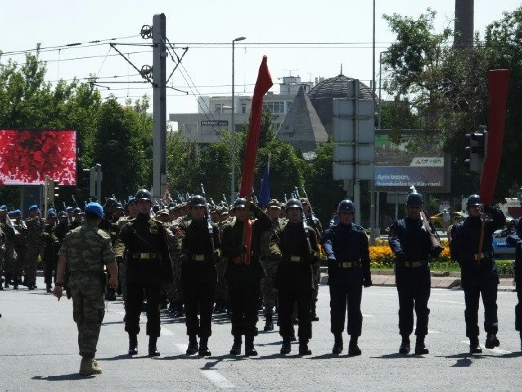 Zafer Bayramı'nın provası yapıldı