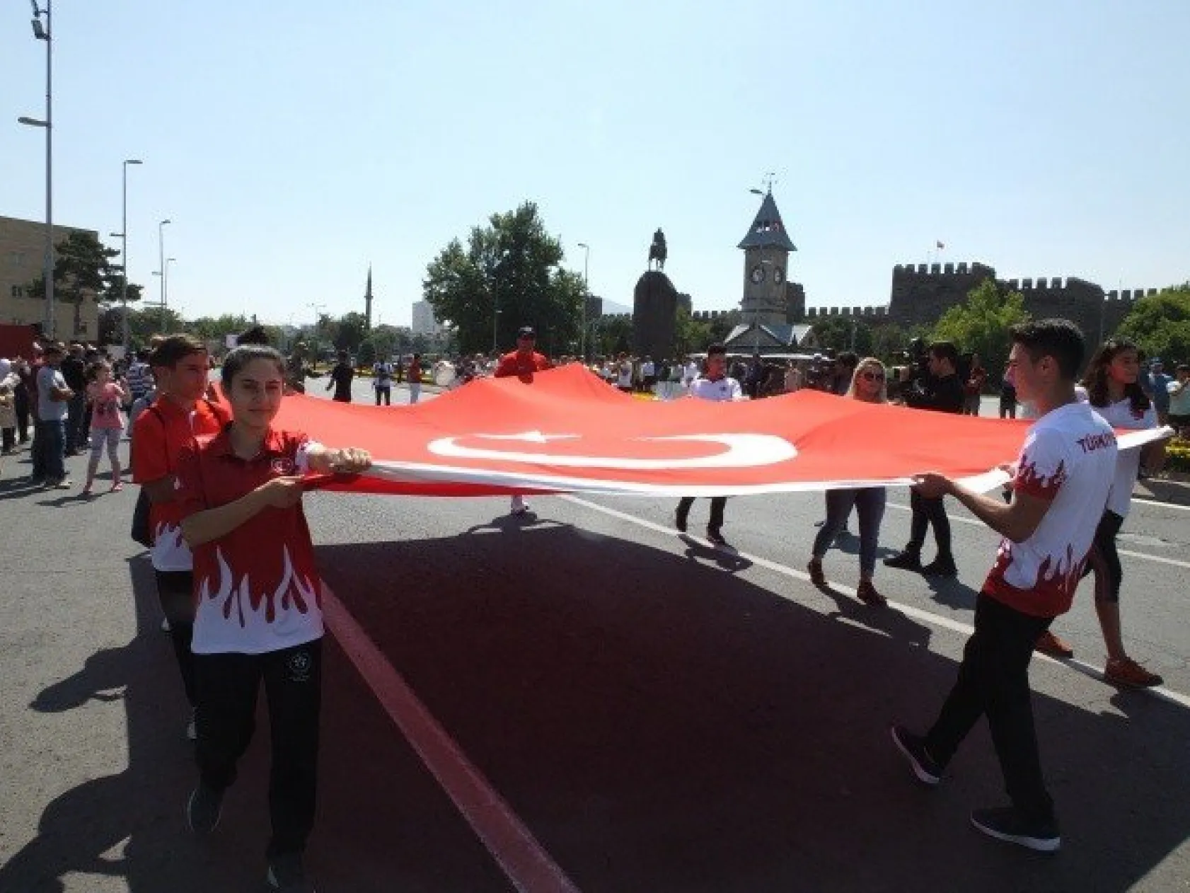 Zafer Bayramı'nın provası yapıldı