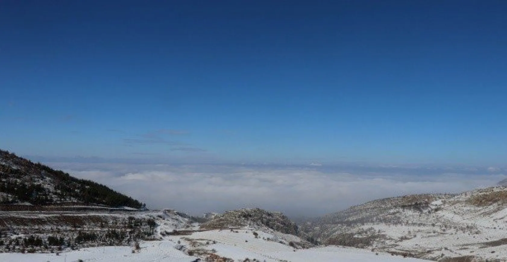 Sisin altında kalan Kayseri'den kartpostallık fotoğraflar