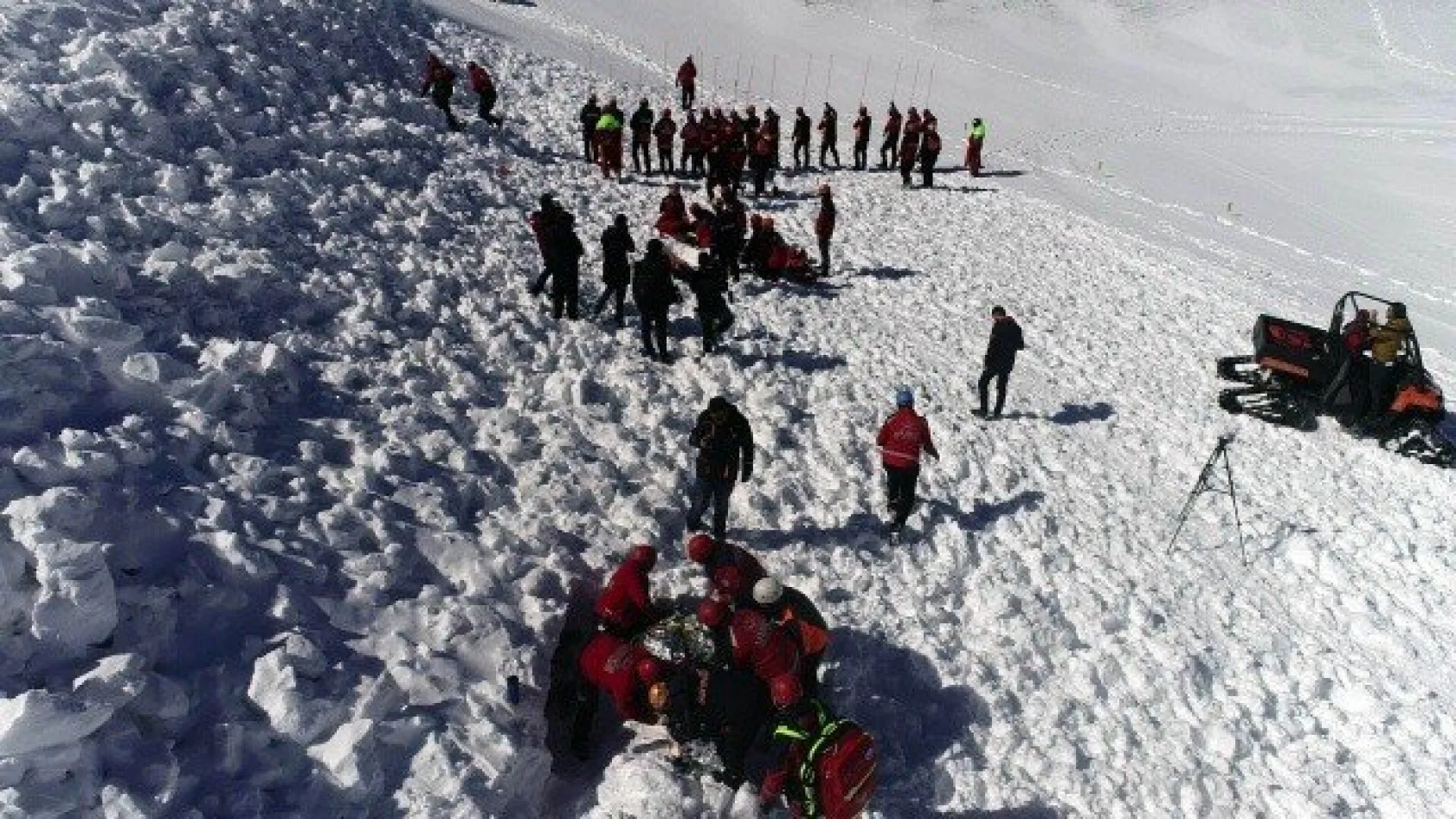 Erciyes'te nefes kesen tatbikat
