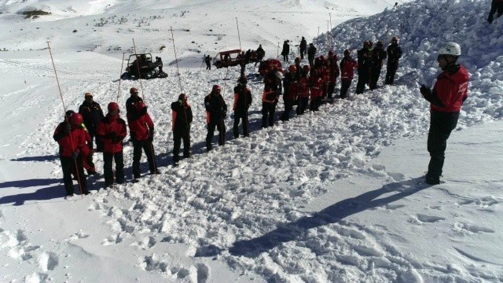 Erciyes'te nefes kesen tatbikat