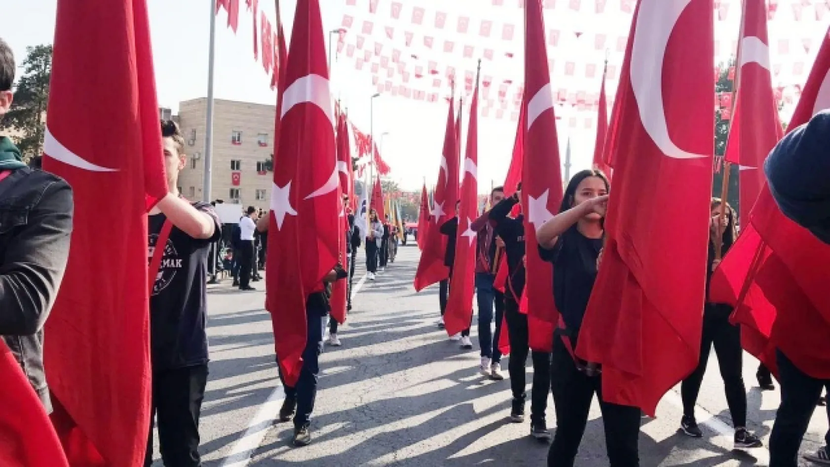 Cumhuriyet Bayramı'nın 96. yıl provası