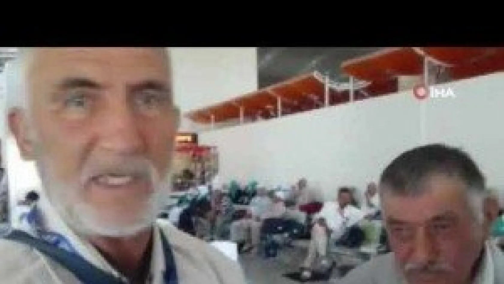 160 hacı adayı havaalanında mahsur kaldı