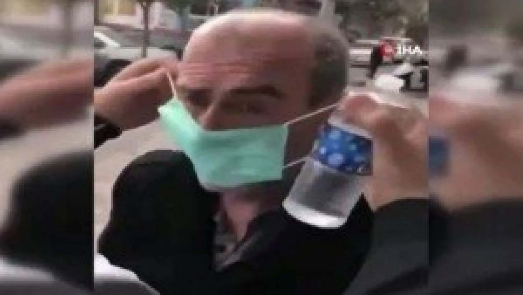 Yaşlı adama zorla maske takan şüphelinin savcılık ifadesi ortaya çıktı