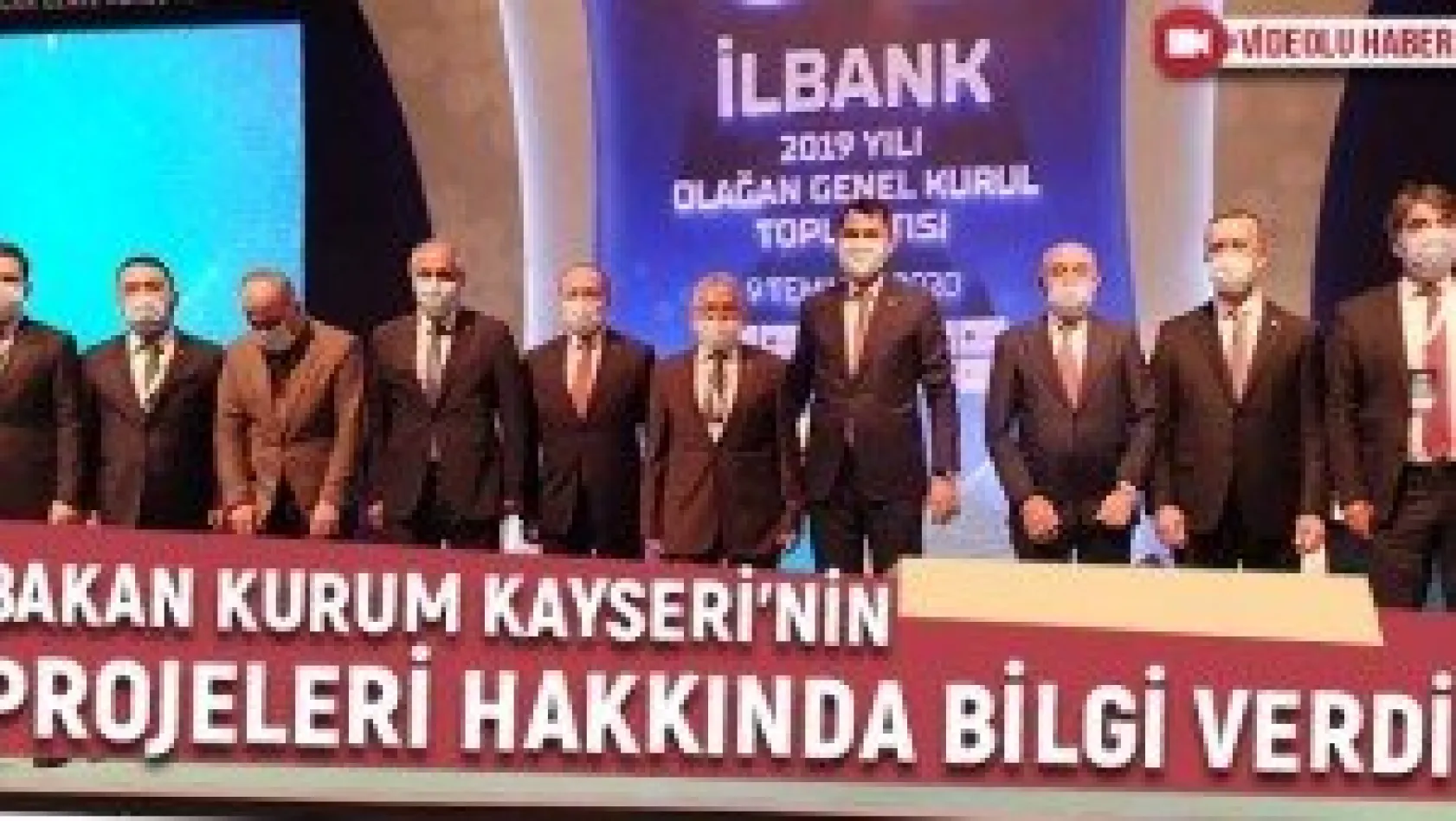 Bakan Kurum Kayseri'nin Projeleri Hakkında Bilgi Verdi