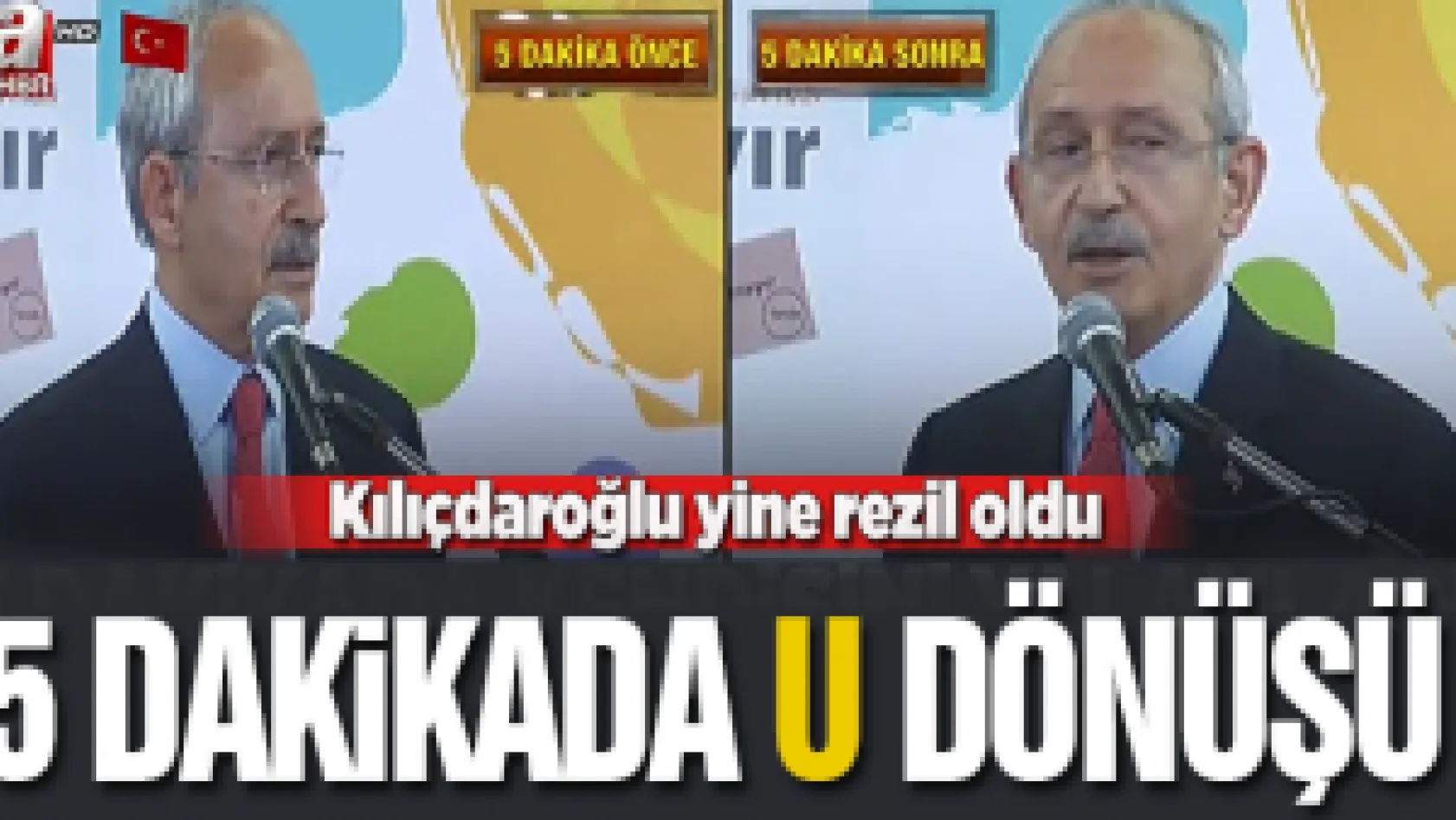 Kılıçdaroğlu 5 dakikada kendisini yalanladı