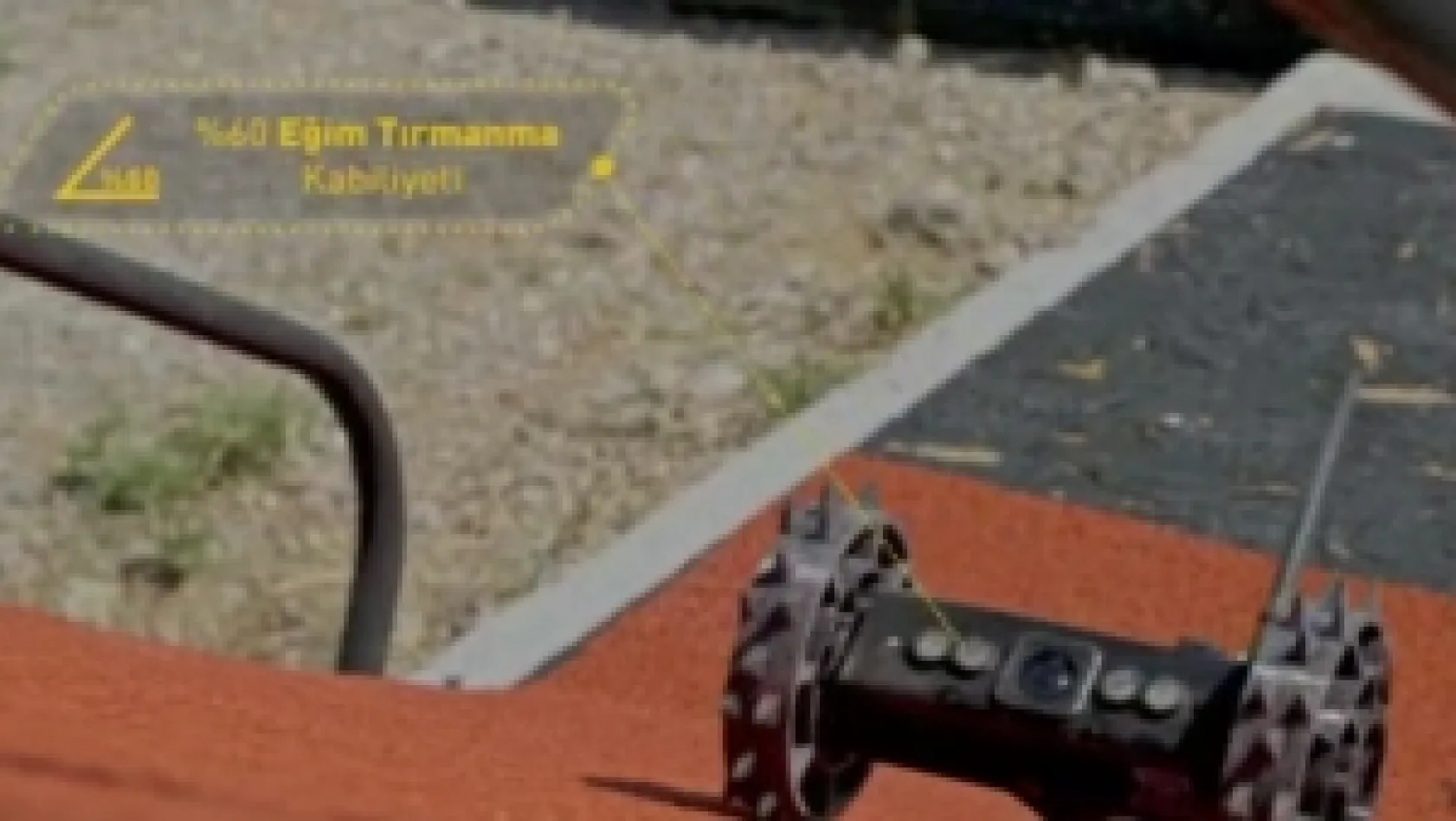 İnsansız kara aracı göreve hazır