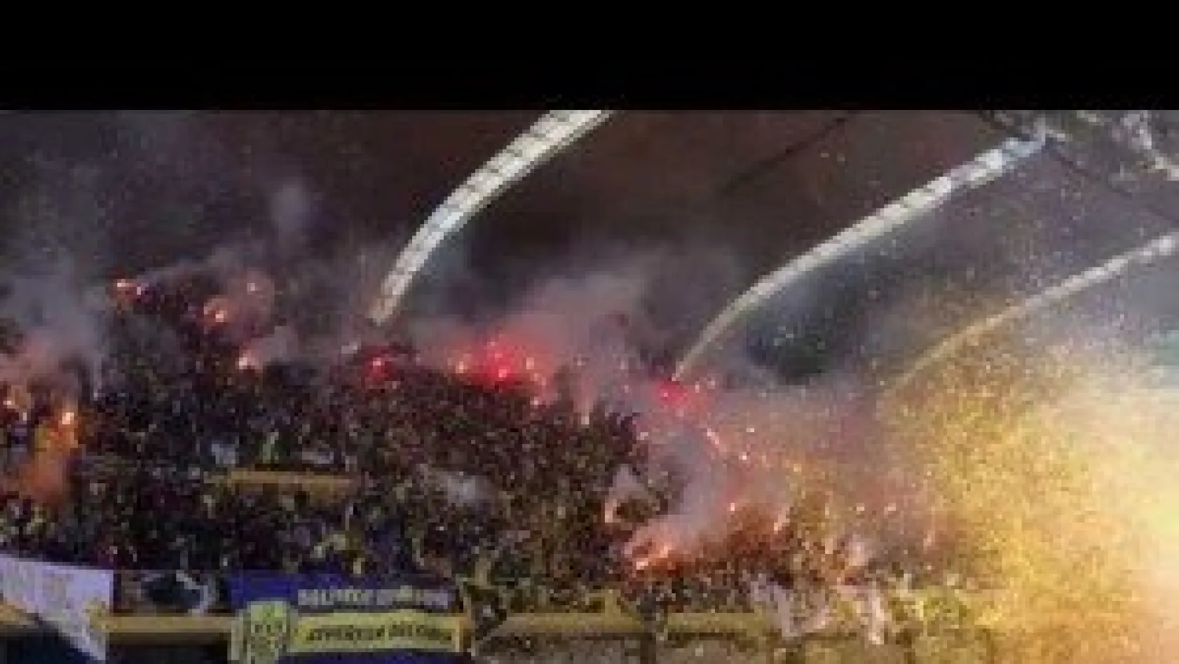 Ankaragücü taraftarlarından Kayseri'de 6.dakika şovu!