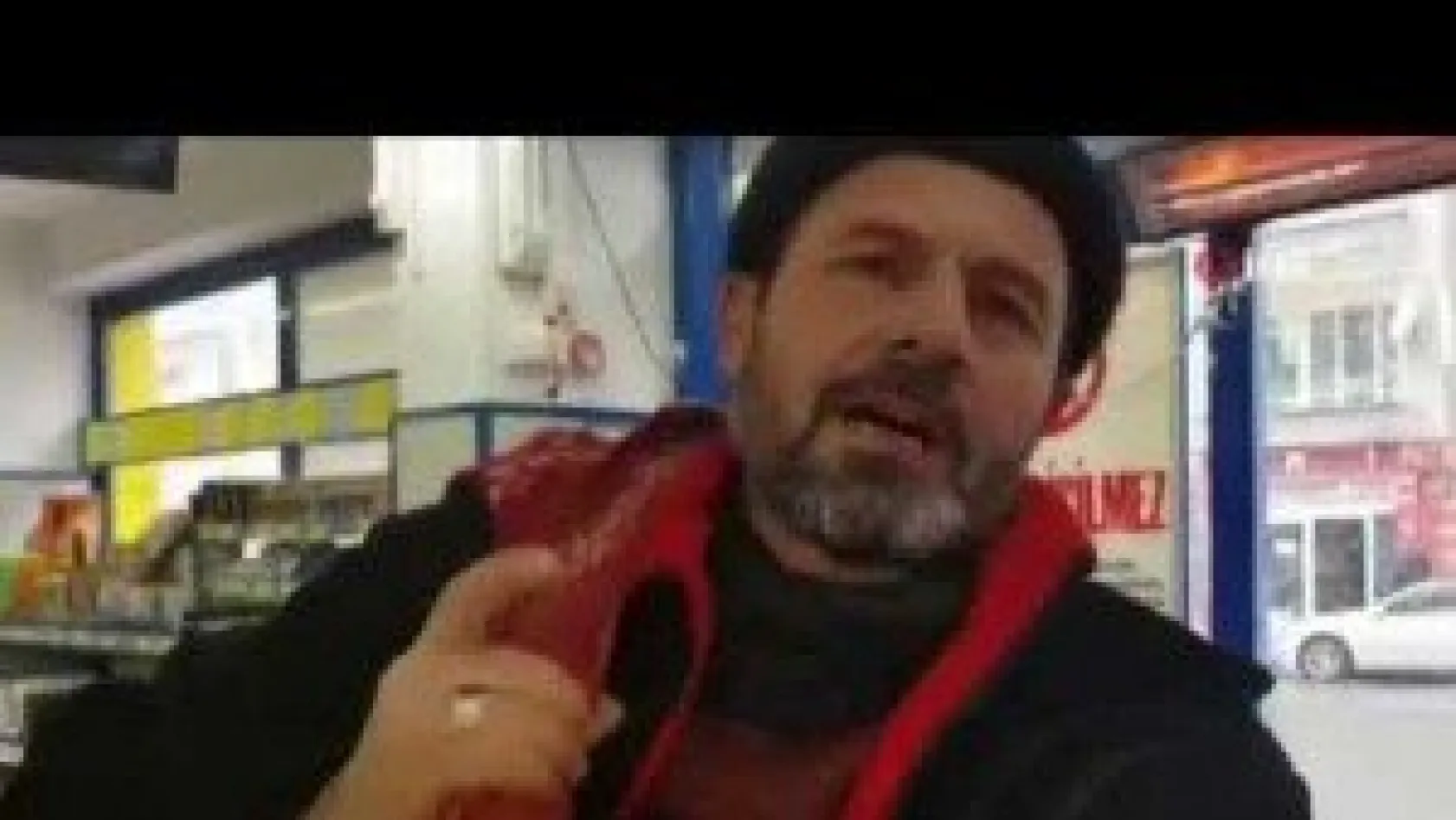 Babadan Kalma Heybelerle Market Alışverişi Yaptılar