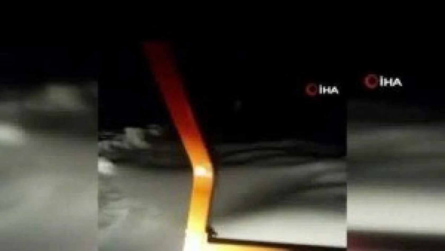 Donmak üzere olan sürücü ekipler tarafından kurtarıldı