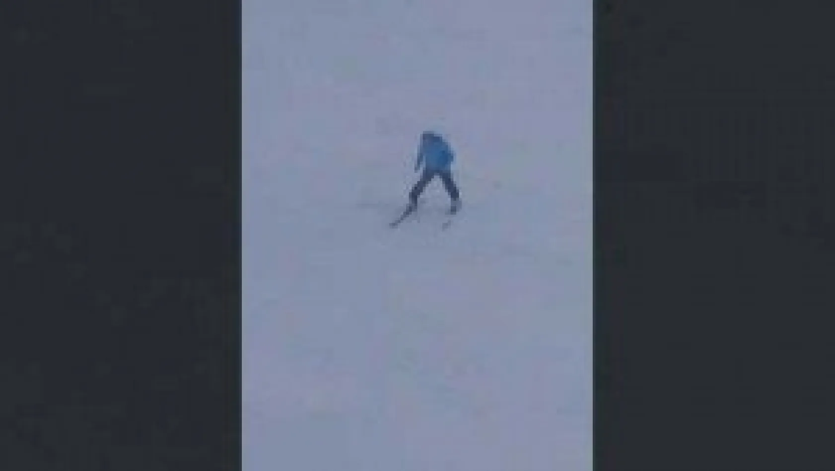 Erciyes'te kayamayan adam