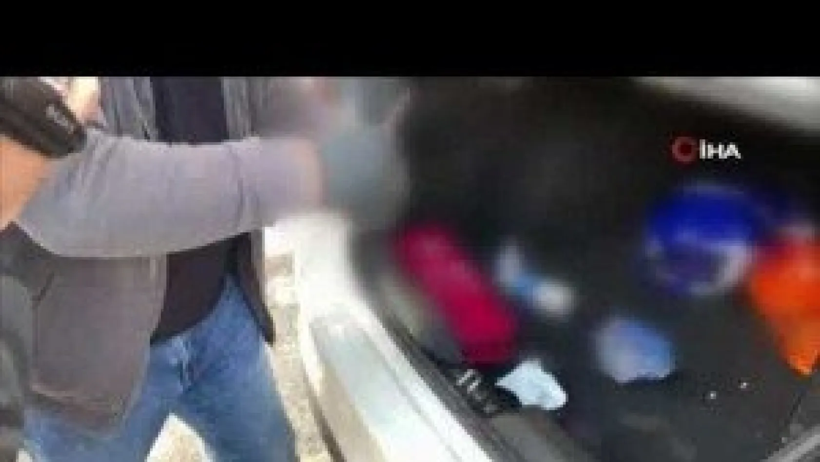 Pet şişe içerisinde uyuşturucu yakalandı