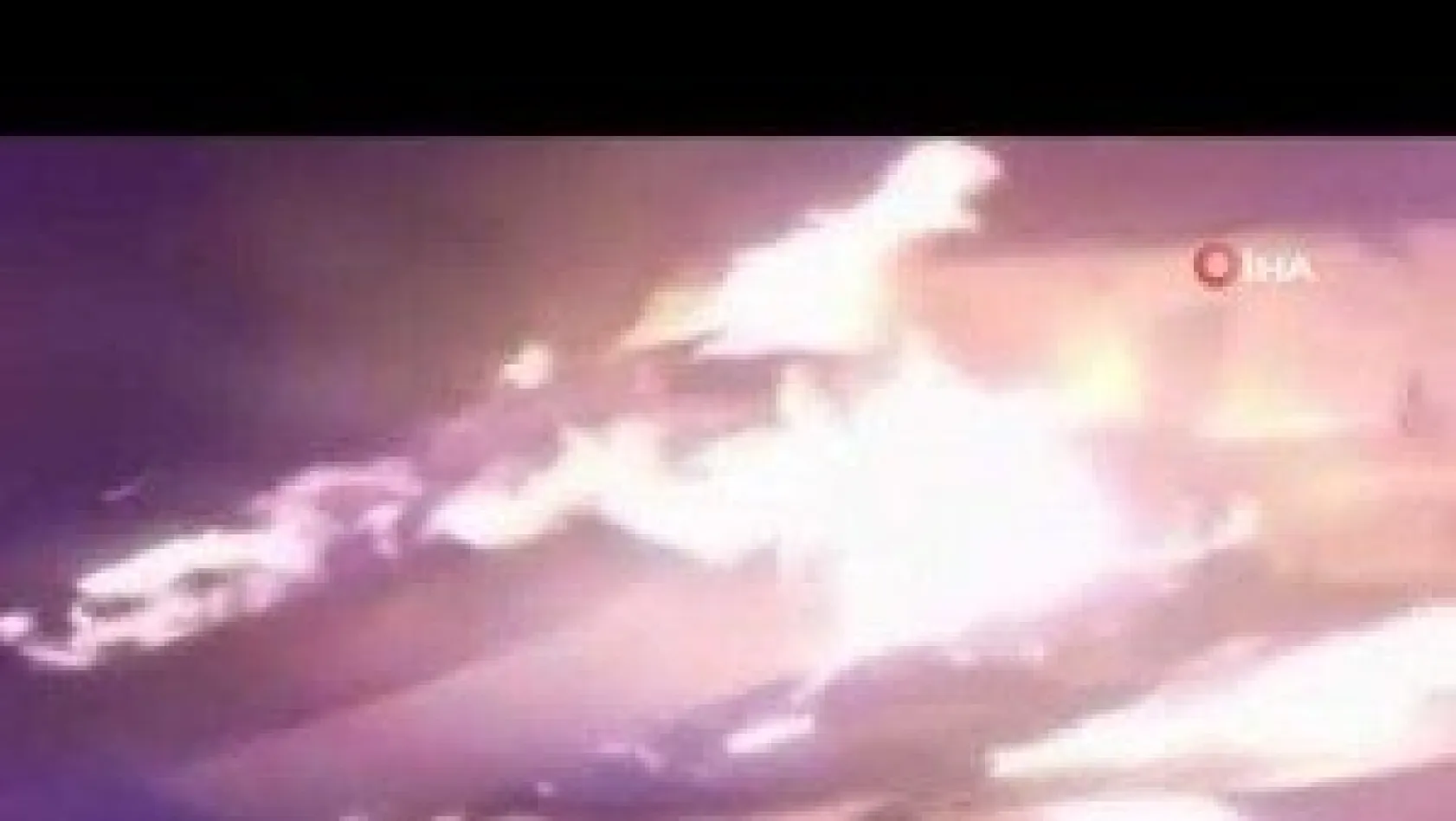 Samanlık Yangınında 4 Büyükbaş Hayvan Telef Oldu