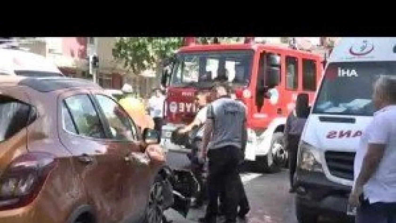 Takla atan otomobilde can pazarı: 5 yaralı
