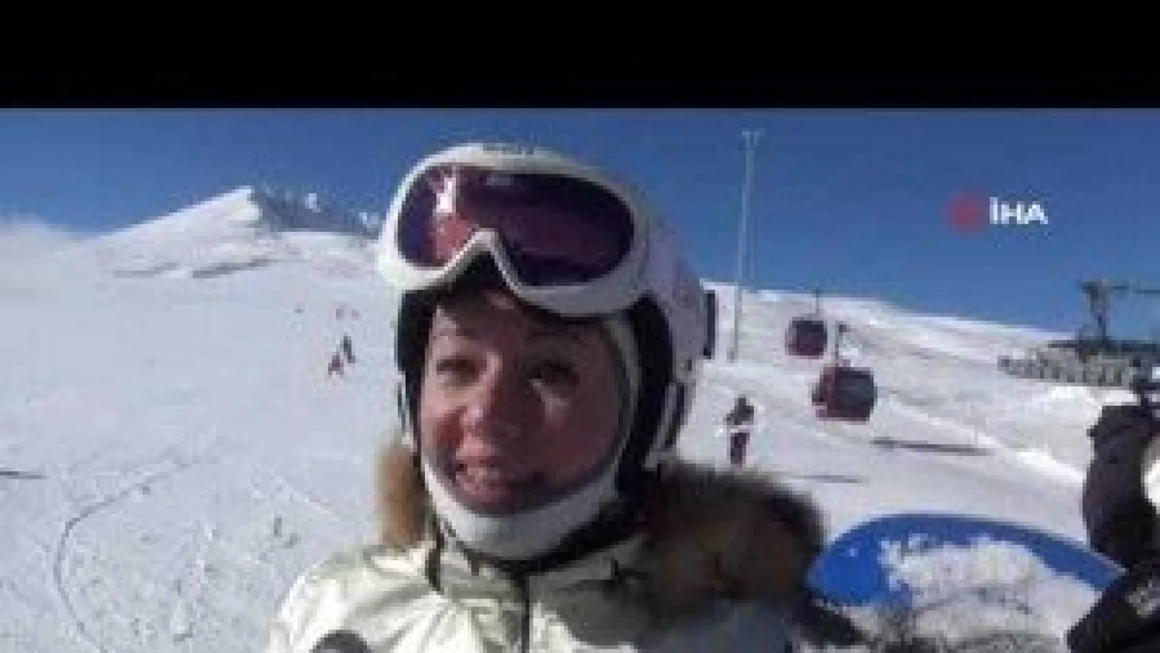 Yabancı Turistler Erciyes'ten Mutlu Ayrılıyor