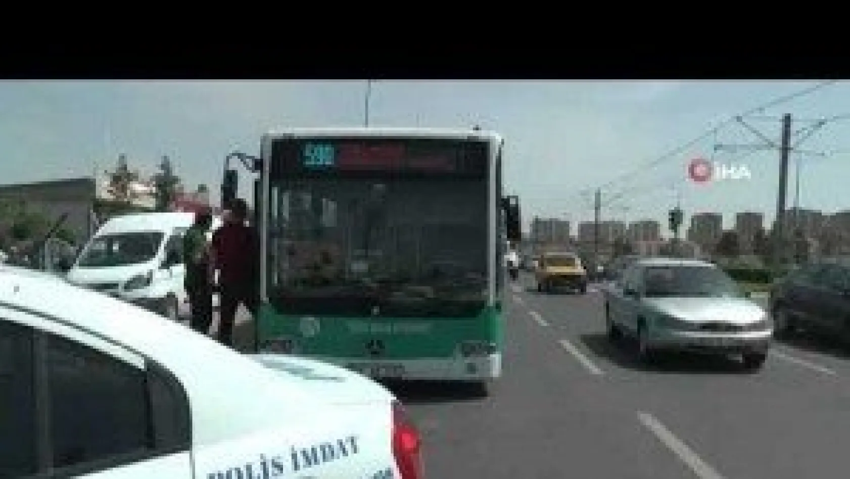 Yolcu otobüsünde korku dolu dakikalar yaşandı