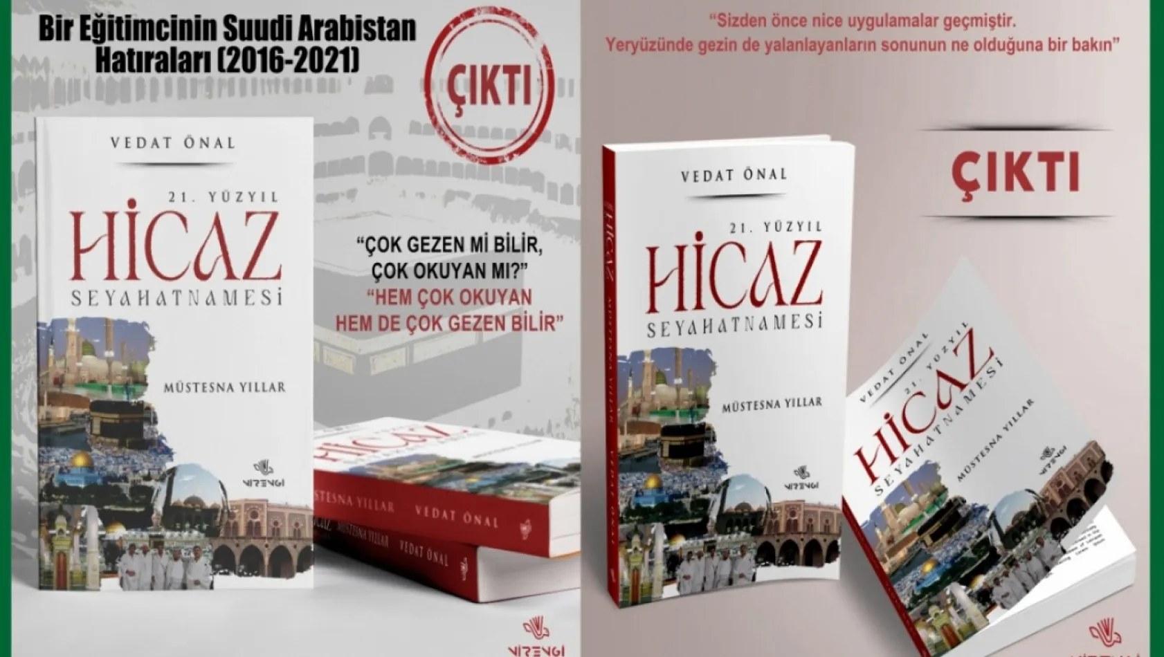 '21. Yüzyıl Hicaz Seyahatnamesi' kitabı imza ve tanıtım günü