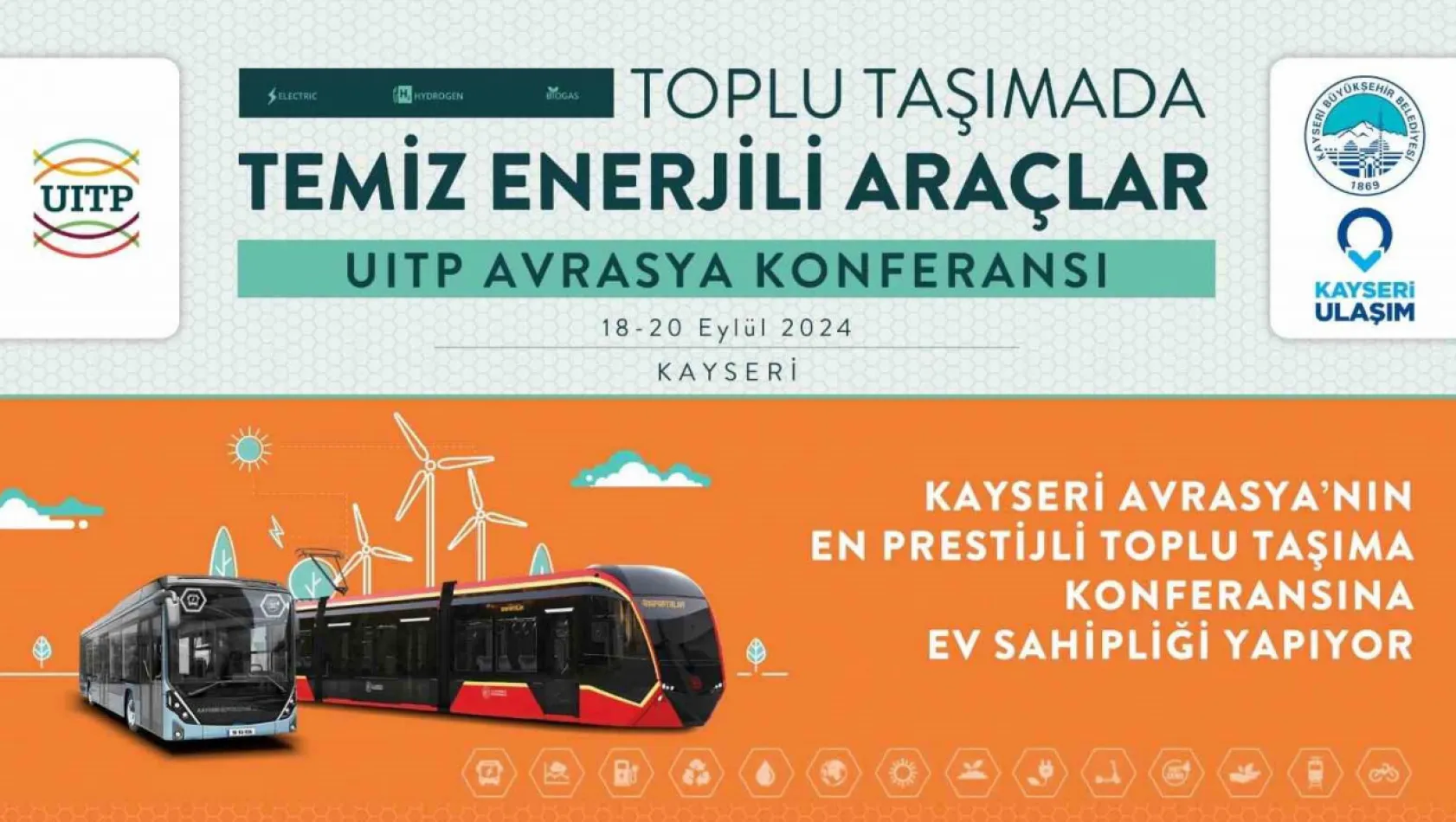 Kayseri, Avrasya'nın en prestijli toplu taşıma konferansına ev sahipliği yapıyor