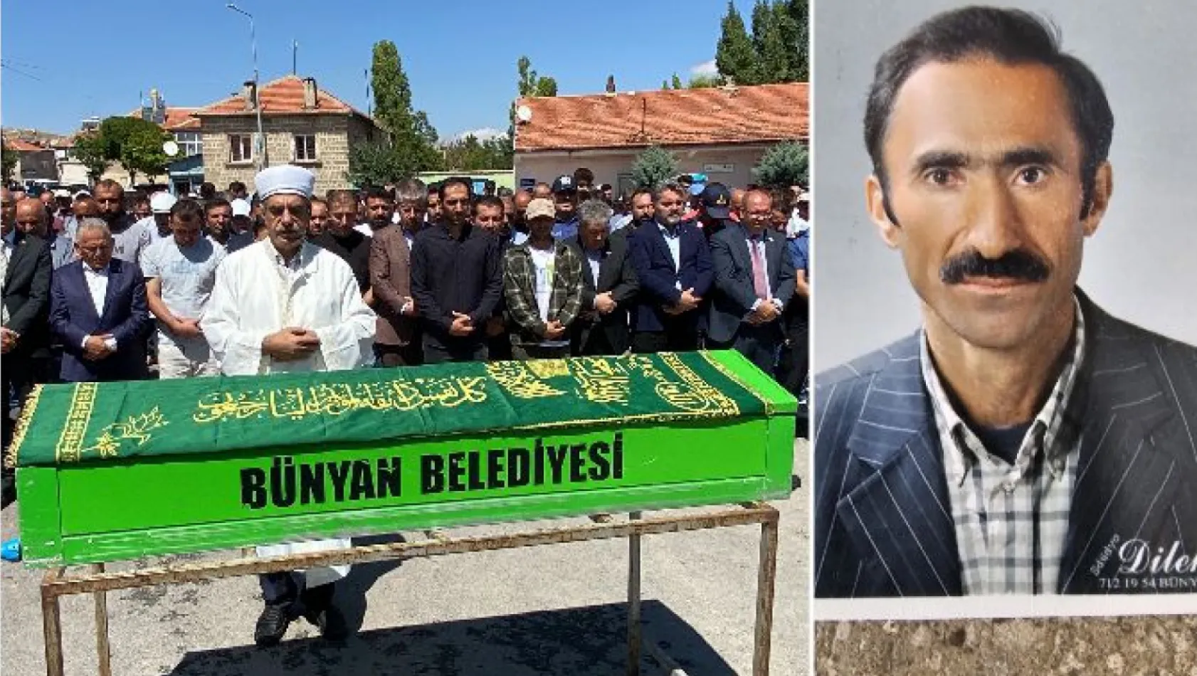 Heyelan sonucu yaşamını yitiren Muhittin Saraç defnedildi