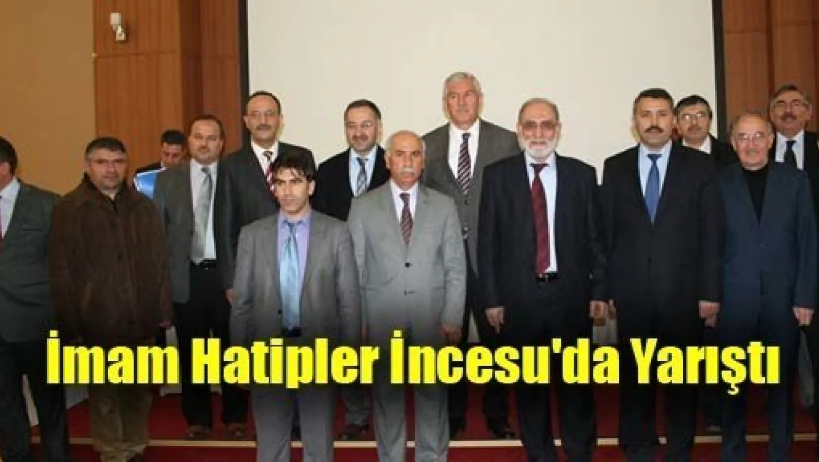 İmam Hatipler İncesu'da Yarıştı