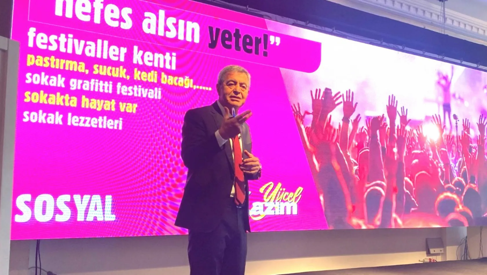 Kazım Yücel'den 'Başkan gibi' proje lansmanı