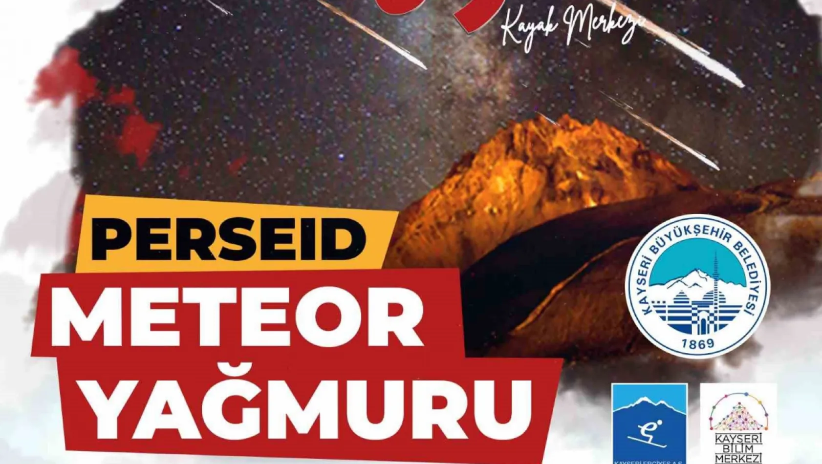 Meteor Yağmuru Kayseri'nin Zirvesi'nde izlenecek