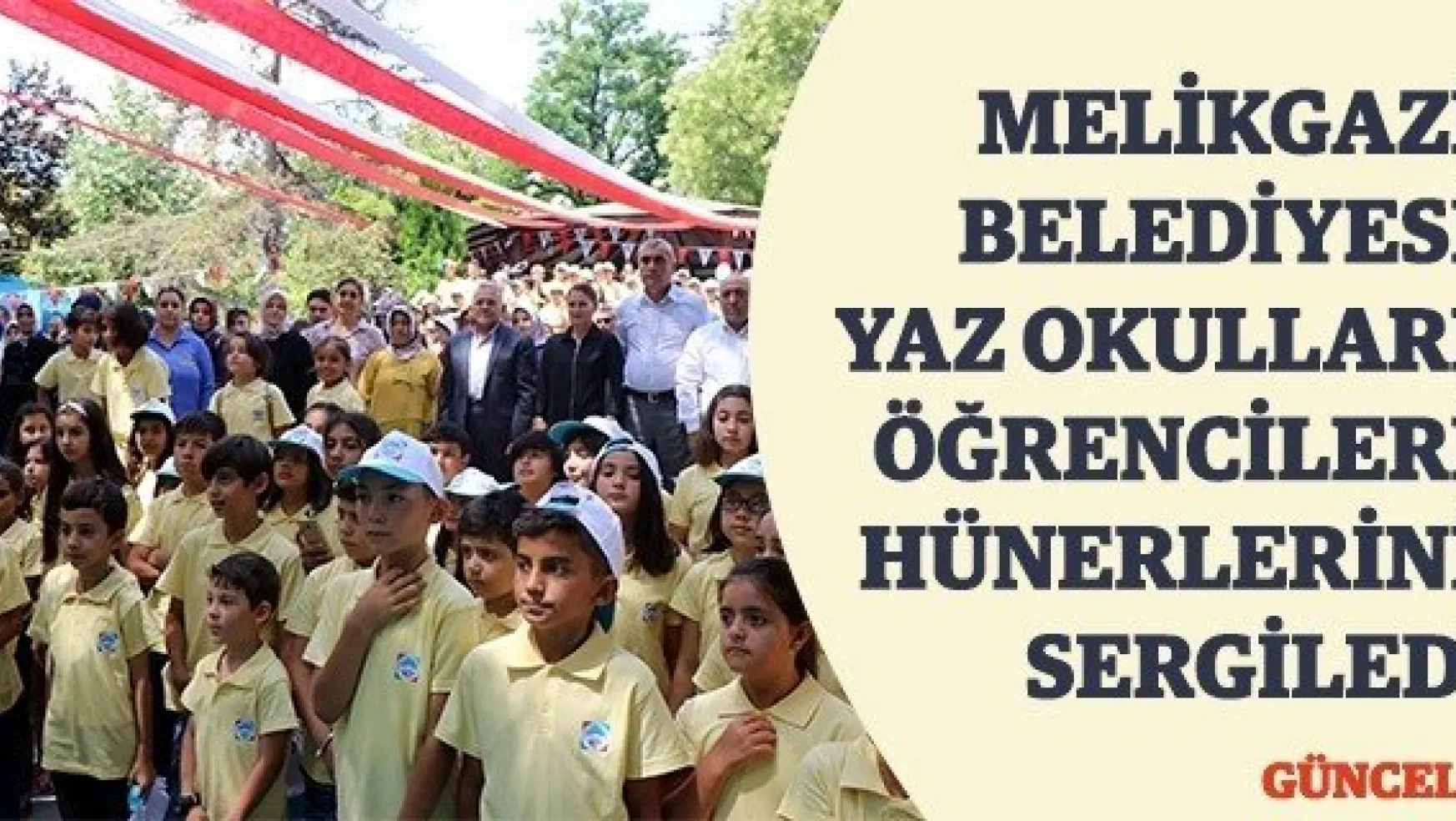 Melikgazi Belediyesi yaz okulları öğrencileri hünerlerini sergiledi