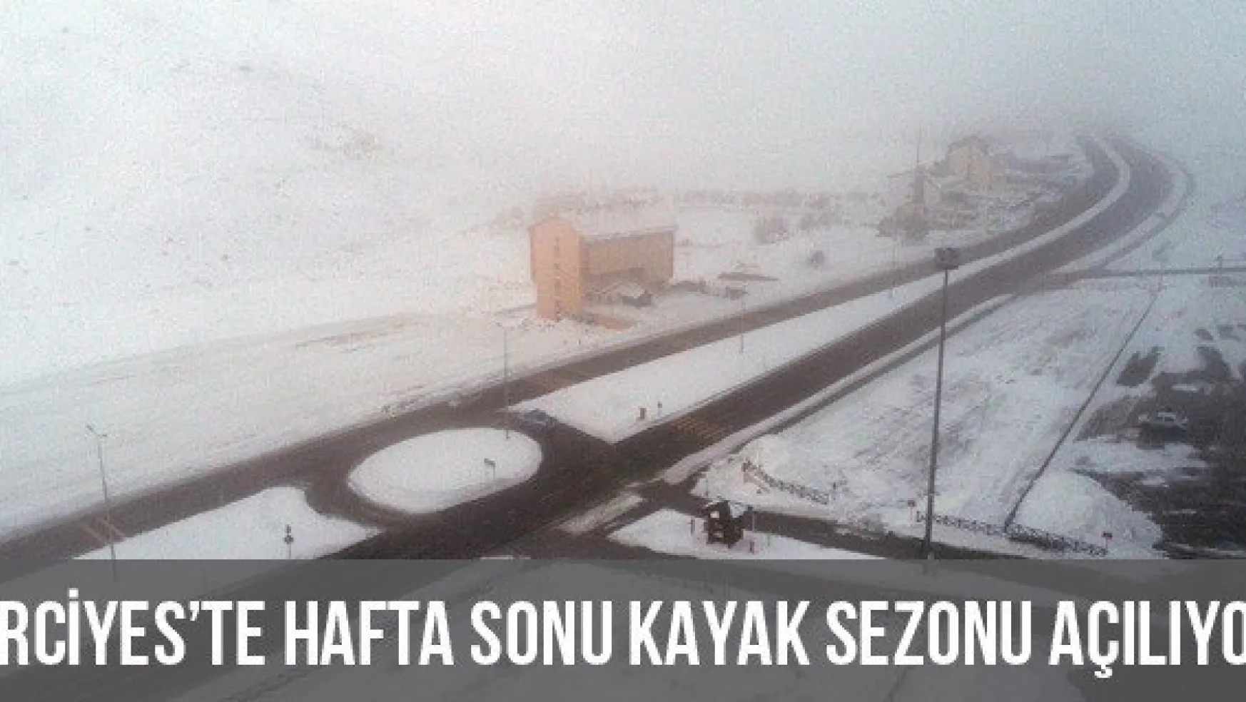 Erciyes'te Hafta Sonu Kayak Sezonu Açılıyor