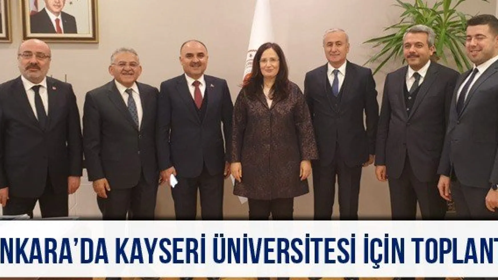Ankara'da Kayseri Üniversitesi için toplantı