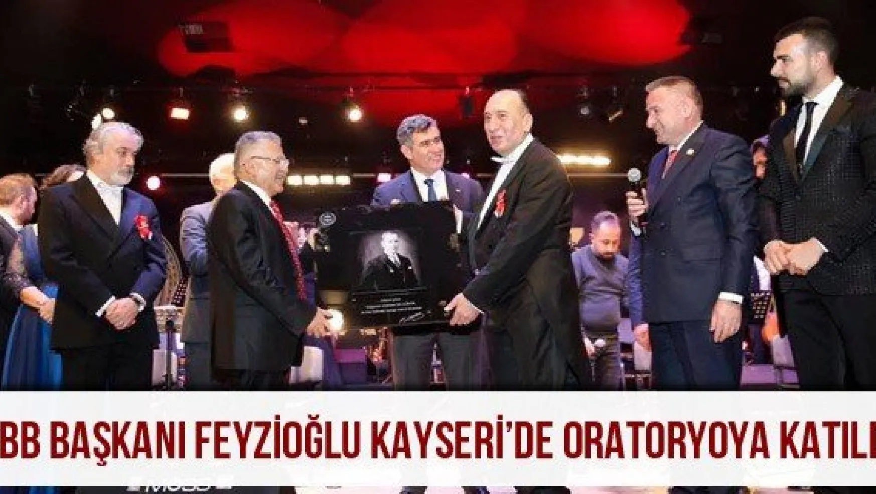 TBB Başkanı Feyzioğlu Kayseri'de oratoryoya katıldı