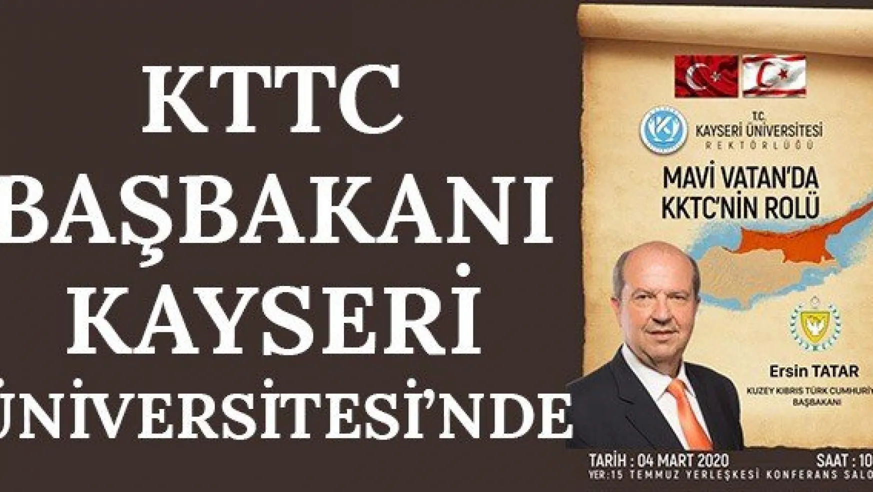 KTTC Başbakanı Kayseri Üniversitesi'nde