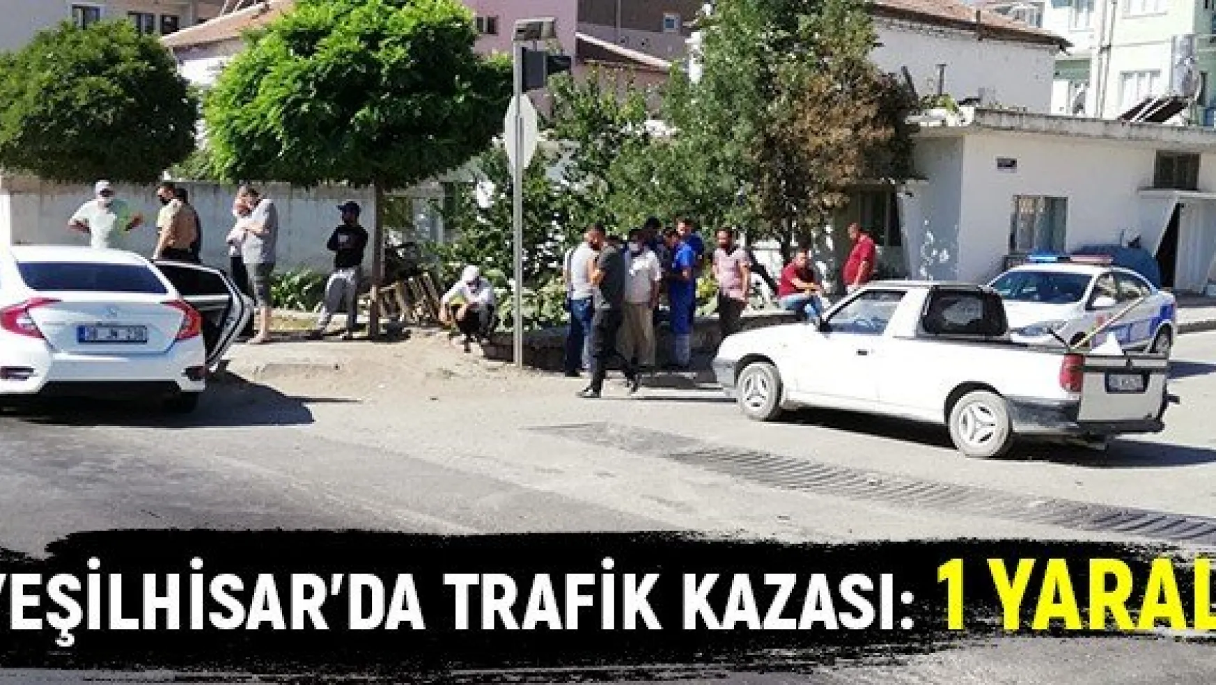 Yeşilhisar'da trafik kazası: 1 yaralı