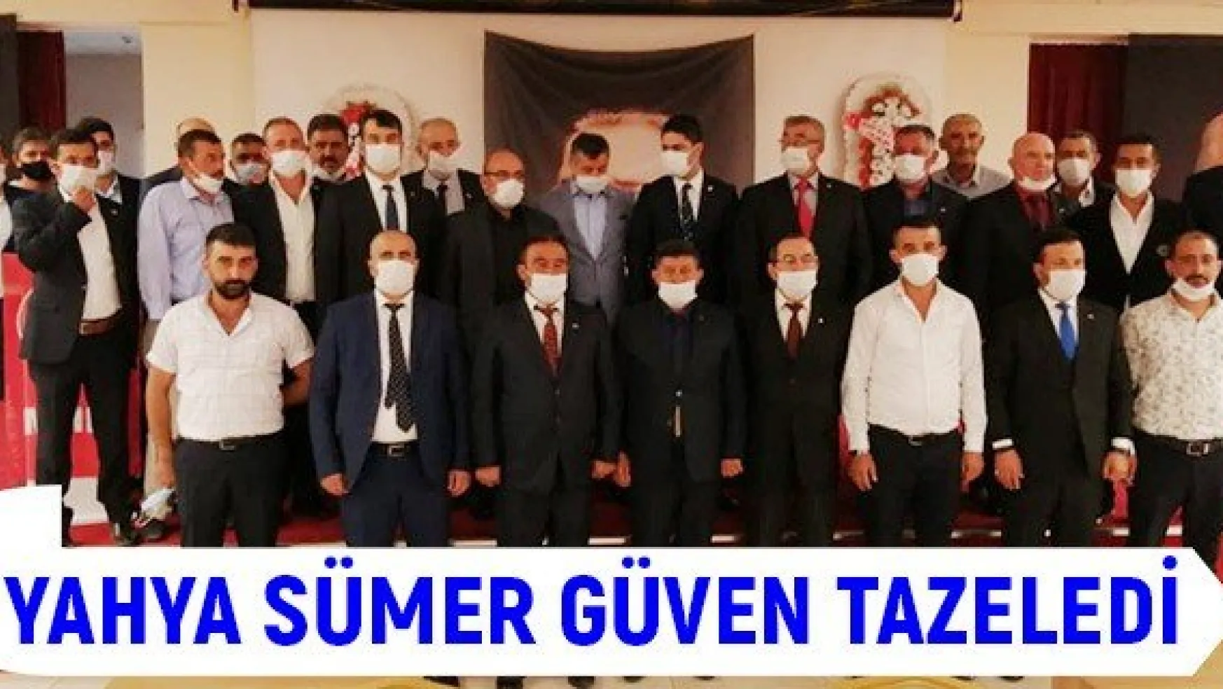 Yeşilhisar MHP İlçe Başkanı Yahya Sümer güven tazeledi