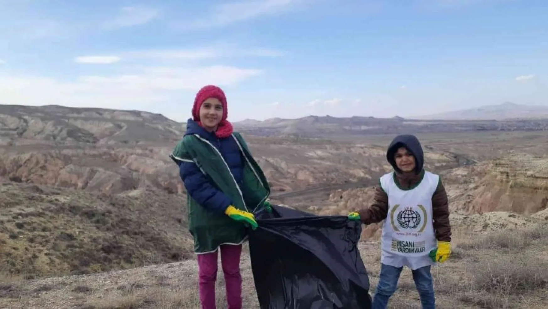 7 yaşındaki Beyza'dan 'Lütfen Kapadokya'mızı kirletmeyin' çağrısı