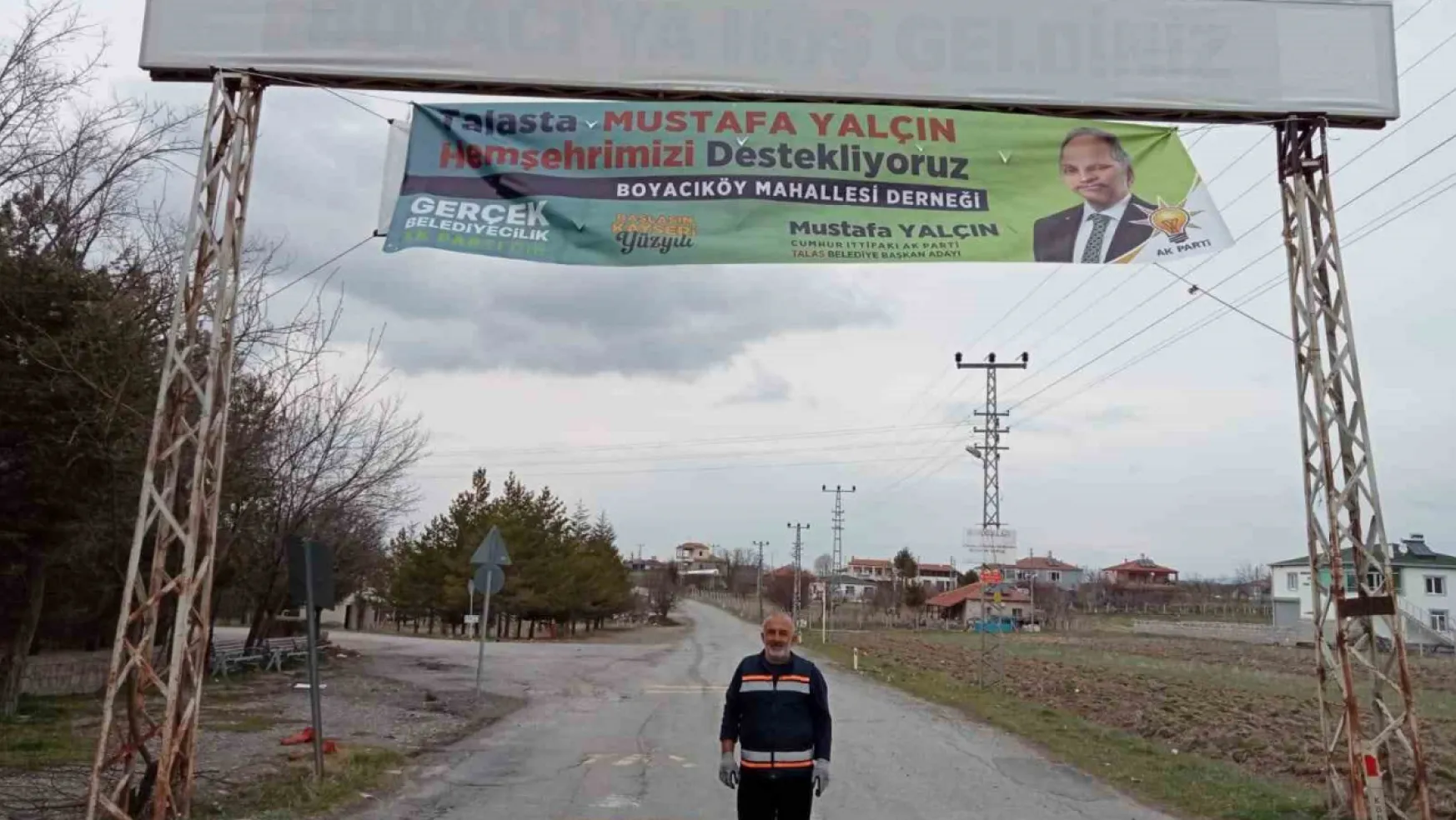 Baba ocağı Boyacı'dan Mustafa Yalçın'a destek