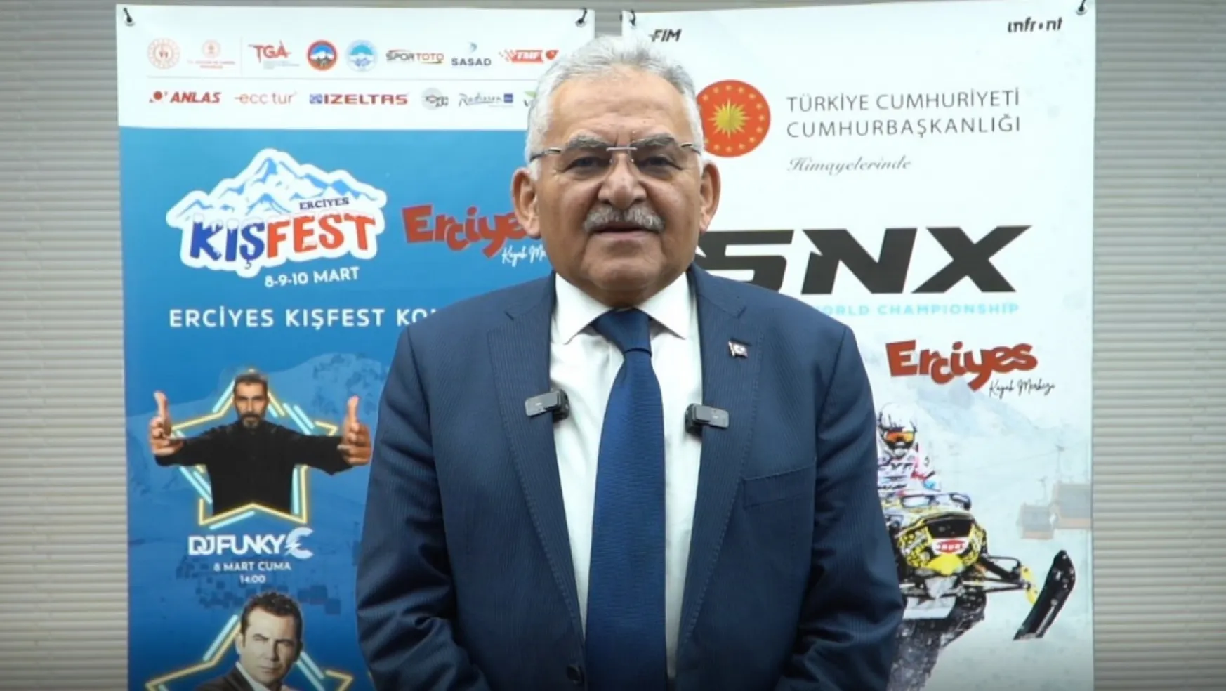 Başkan Büyükkılıç'tan hem Dünya Şampiyonası hem de Kış Festivali'ne davet