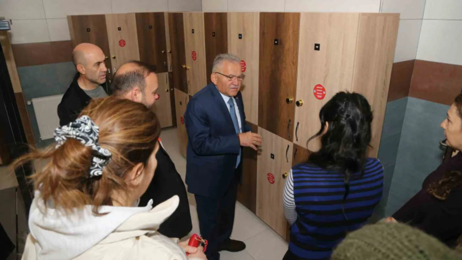 Başkan Büyükkılıç'tan sağlıklı yaşam merkezine ziyaret