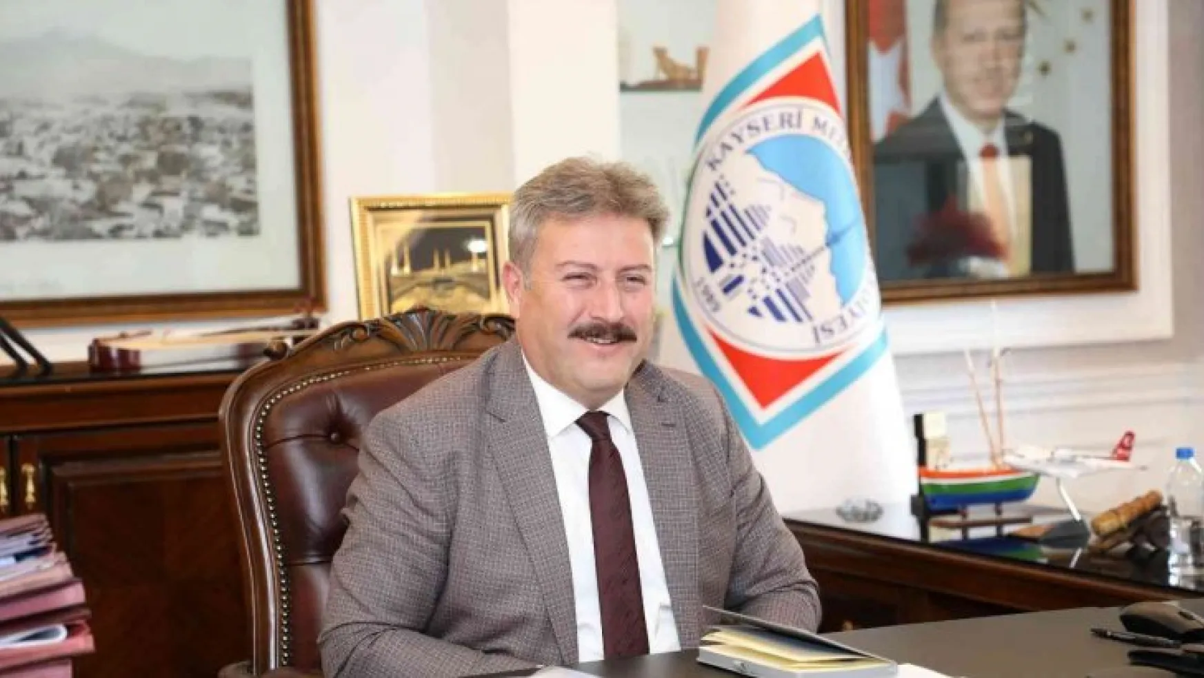 Başkan Palancıoğlu ERÜ Rektörü Çalış'ı tebrik etti