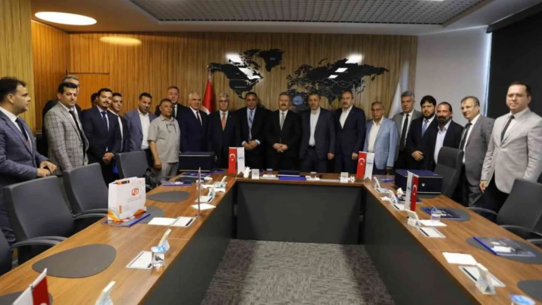 Başkan Palancıoğlu, Libyalı heyeti Serbest Bölge'de ağırladı
