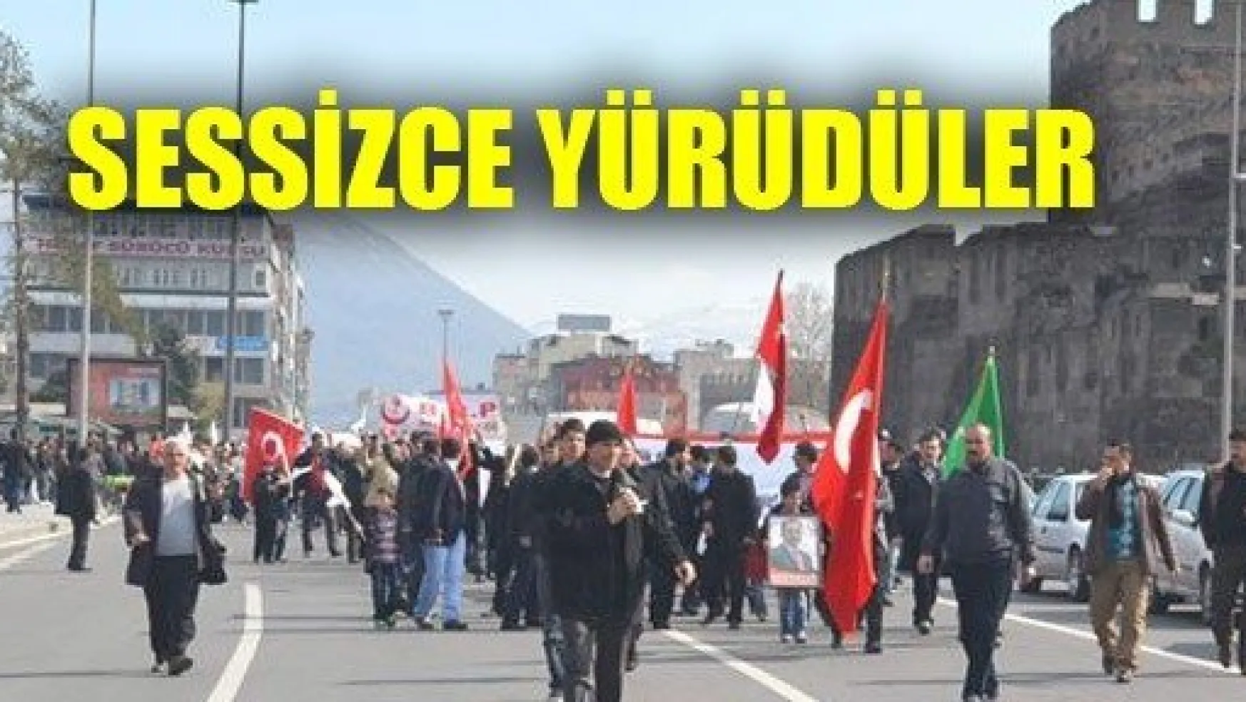 BBP'lilerden Kayseri'de Sessiz Yürüyüş