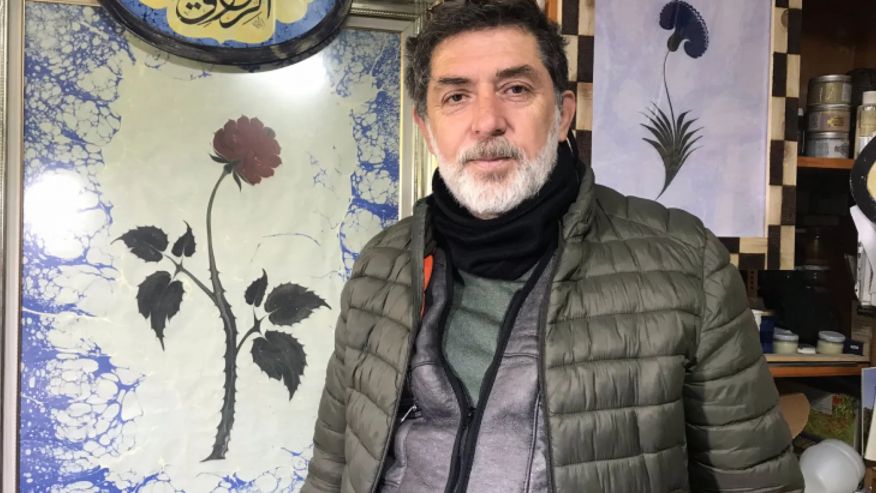 Ebru Sanatçısı Ahmet Kurt: 'Kültür ve Turizm Bakanlığı tarafından sanatçı belgesi almak istiyoruz'