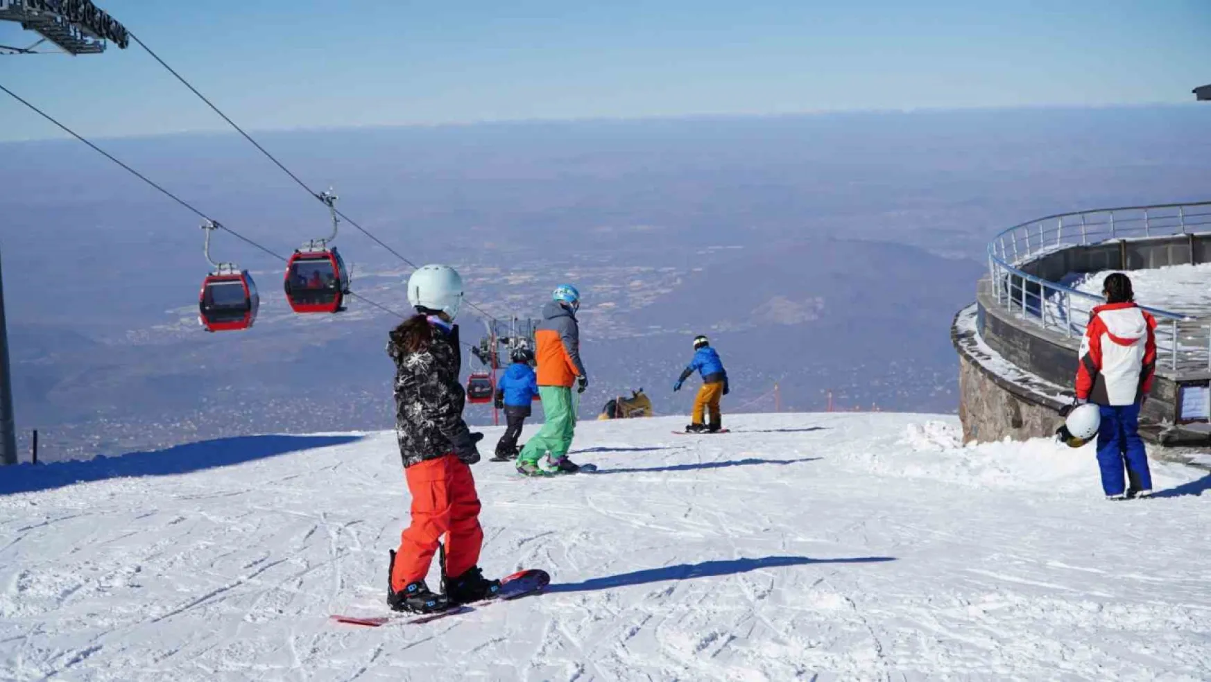 Erciyes Kayak Merkezi İngilizlerin dikkatini çekiyor