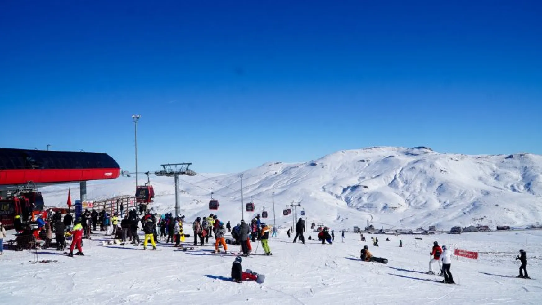 Erciyes ve diğer kayak merkezlerinde kar kalınlığı