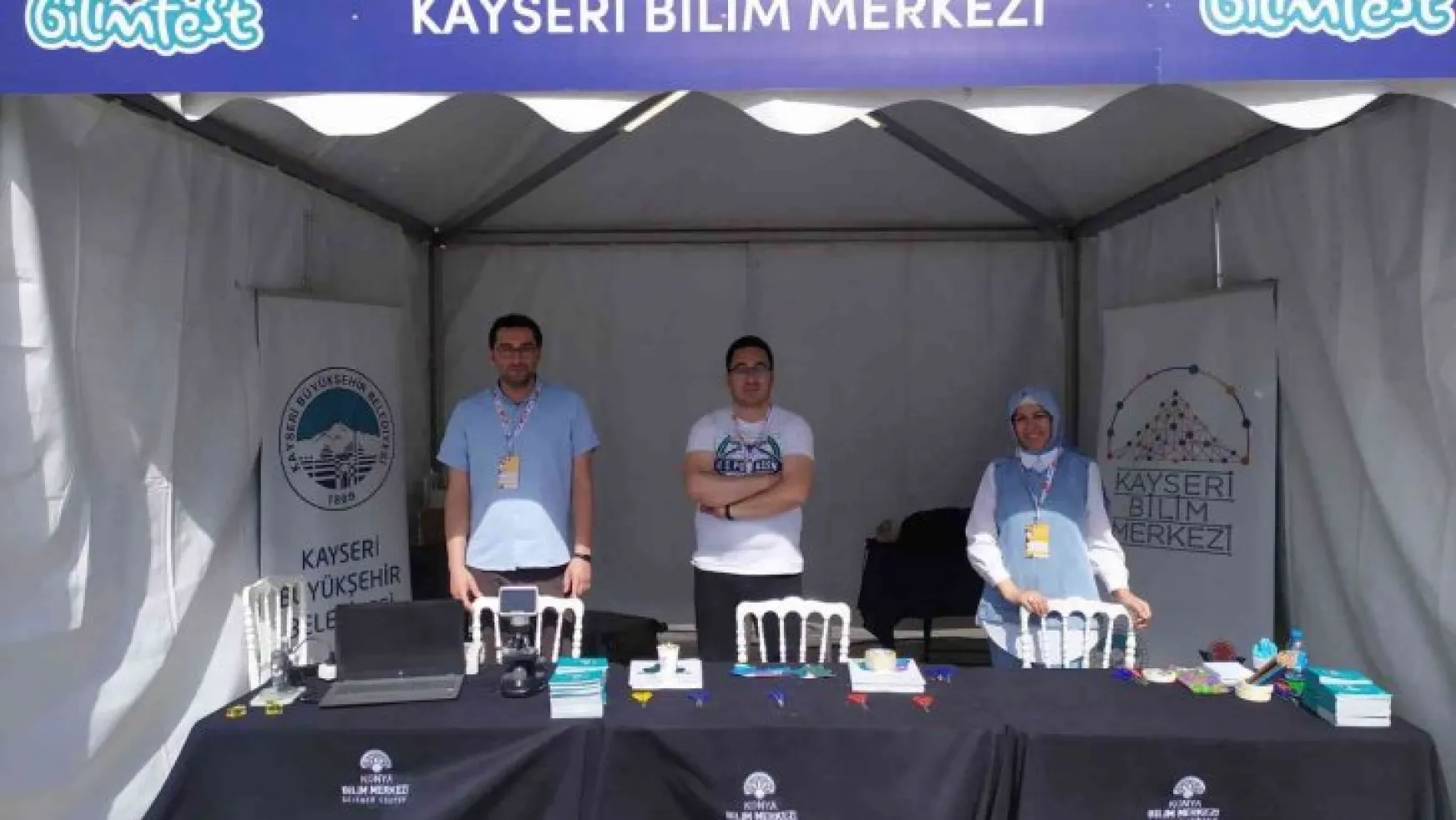 Kayseri Bilim Merkezi, Konya Bilimfest'te ilgi odağı oldu