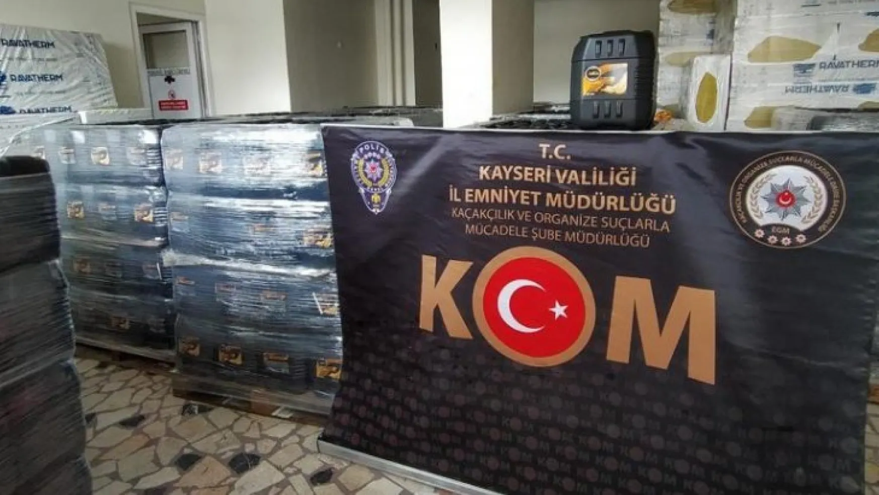 Kayseri'de akaryakıt operasyonu: 25 ton karışımlı akaryakıt ele geçirildi