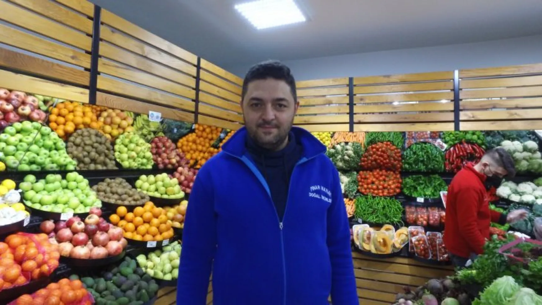 Kayseri'de askıda meyve sebze uygulaması