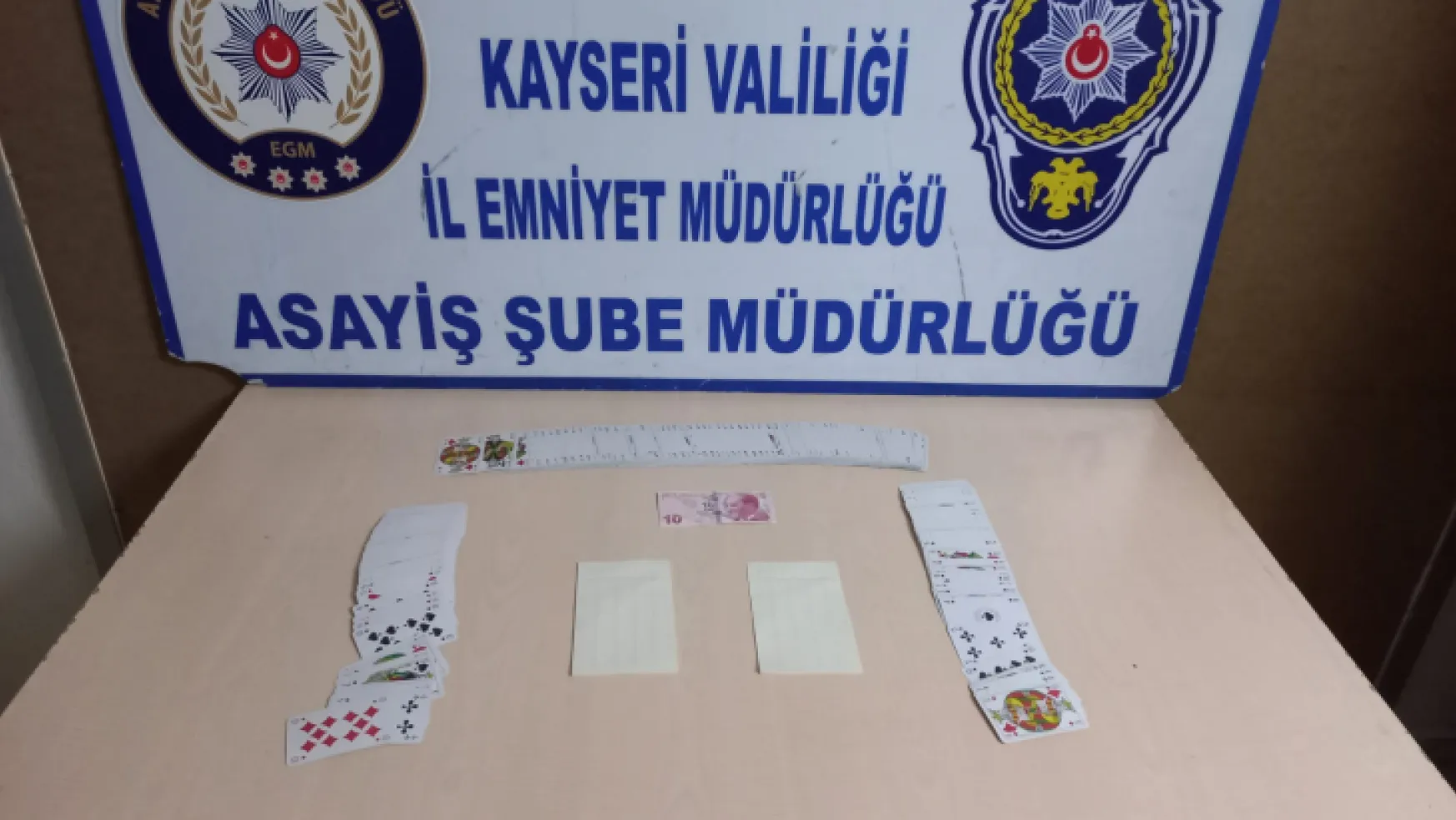 Kayseri'de batakhanelere kumar baskını