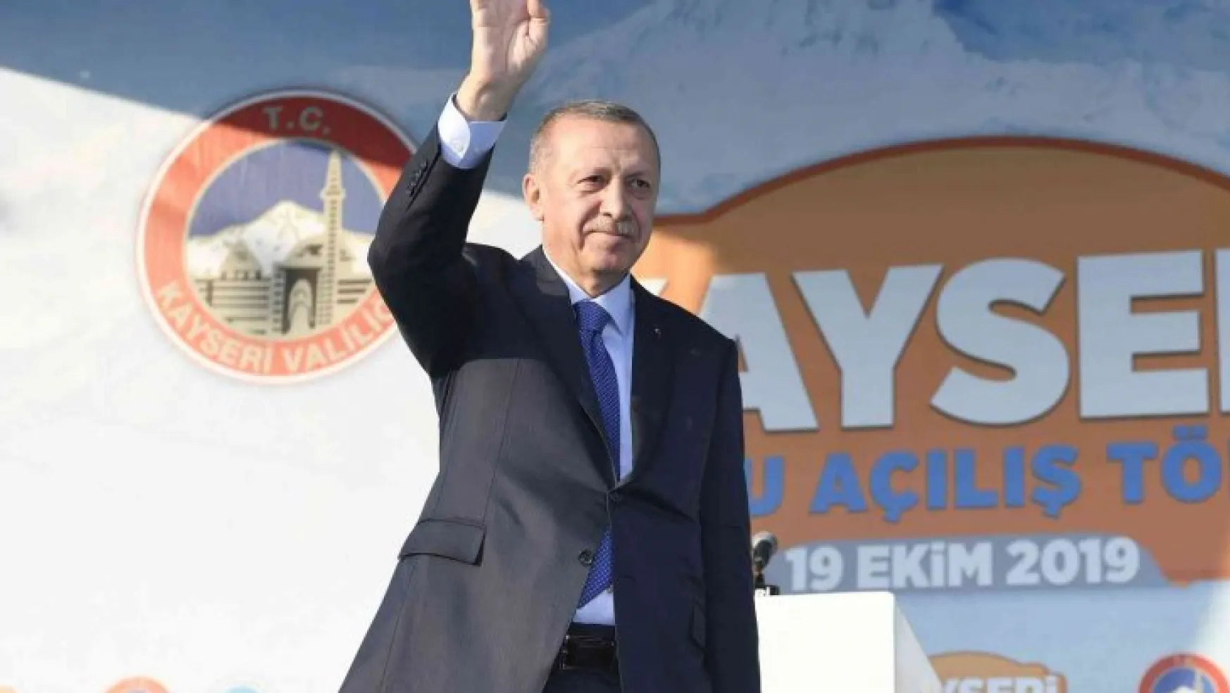Kayseri'de Cumhurbaşkanı Erdoğan heyecanı
