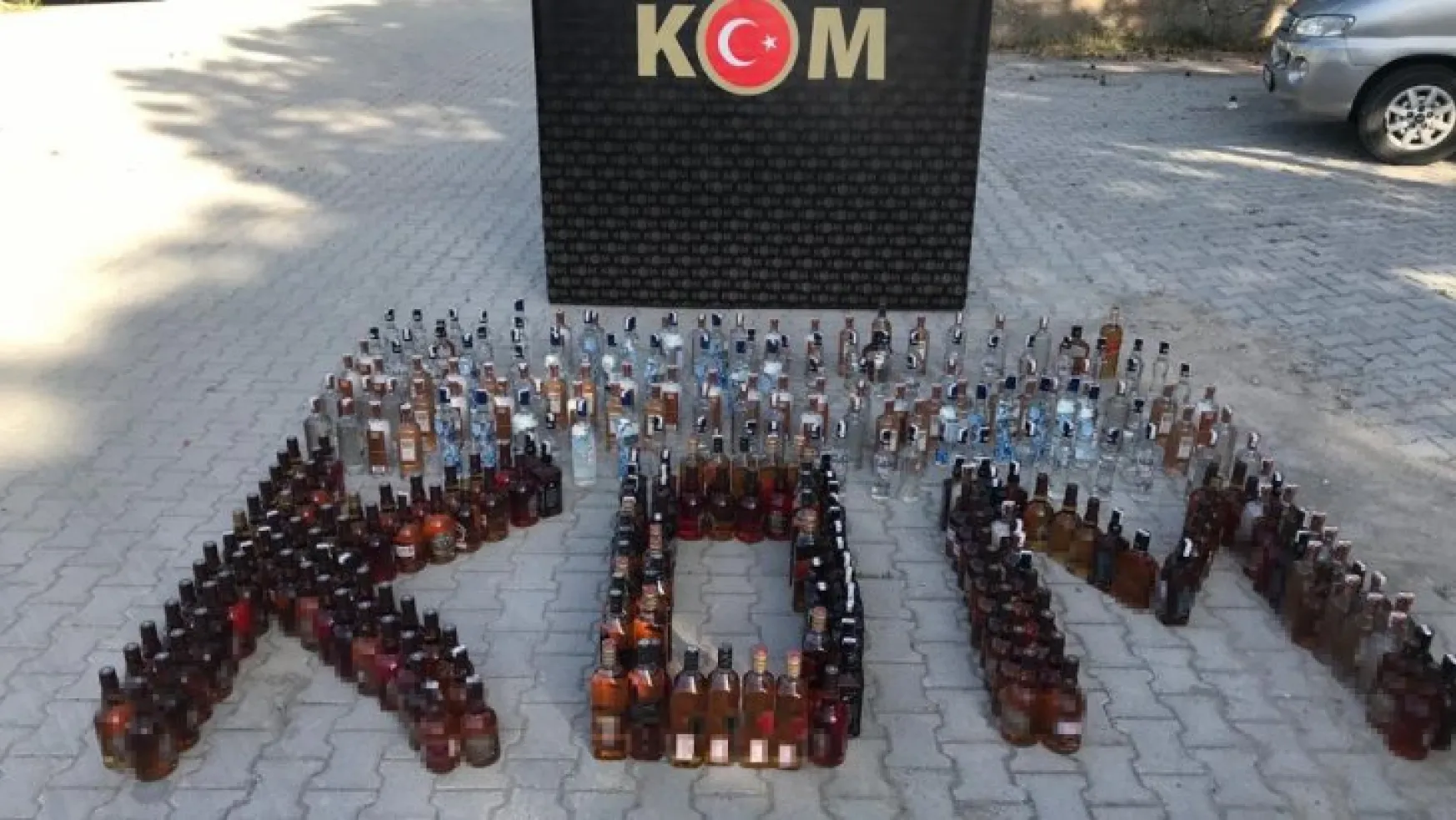 Kayseri'de sahte alkol operasyonu: 2 gözaltı