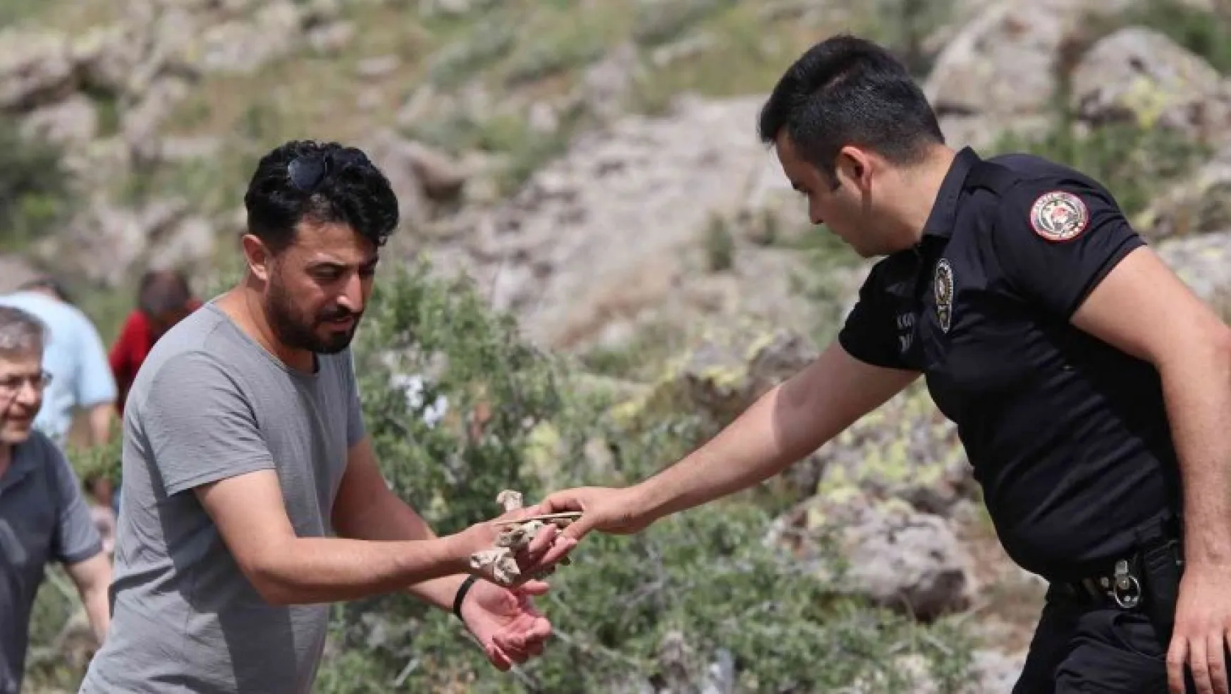 Kayseri'de şok olay: Şüphelinin itiraf ettiği vadide onlarca kemik bulundu